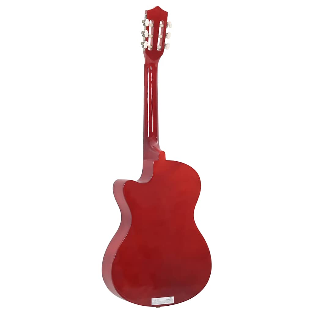 12-tlg. Westerngitarre Set Akustisch Cutaway mit 6 Saiten 38"