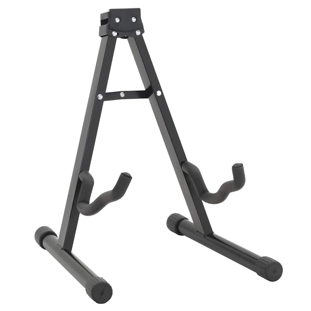 12-tlg Westerngitarre Set mit 6 Saiten Schwarz 38"