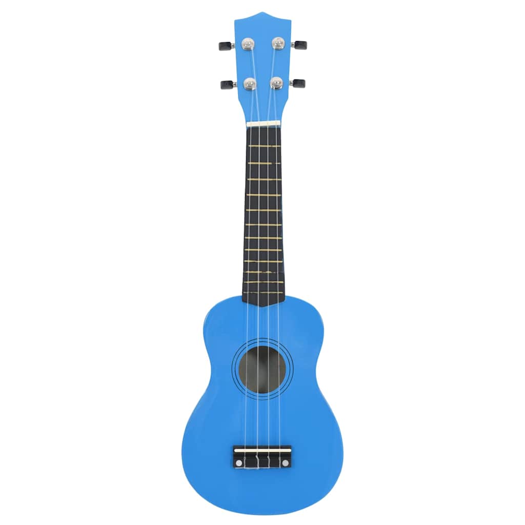 Sopran-Ukulele-Set mit Tasche für Kinder Babyblau 21"