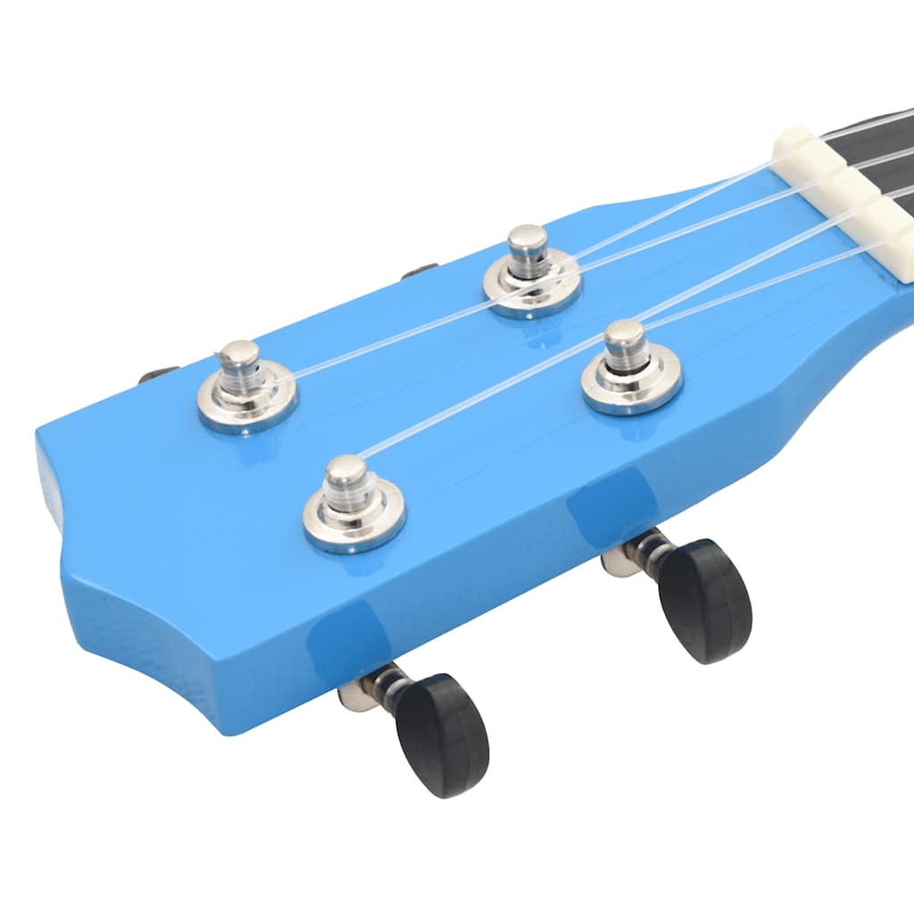 Sopran-Ukulele-Set mit Tasche für Kinder Babyblau 21"