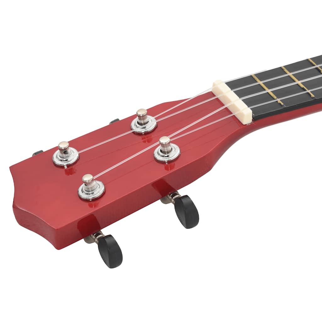 Sopran Ukulele Set für Kinder mit Tasche Helles Holz 23"