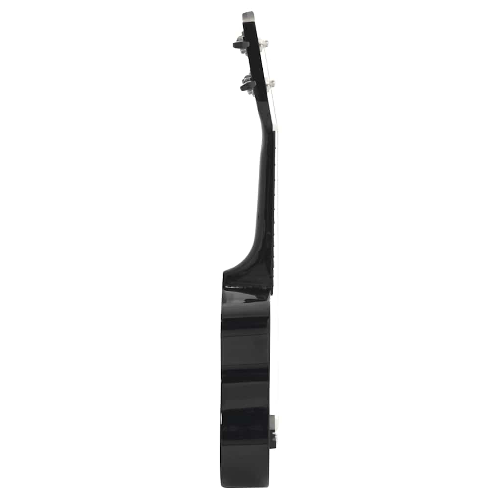 Sopran-Ukulele-Set mit Tasche für Kinder Schwarz 23"