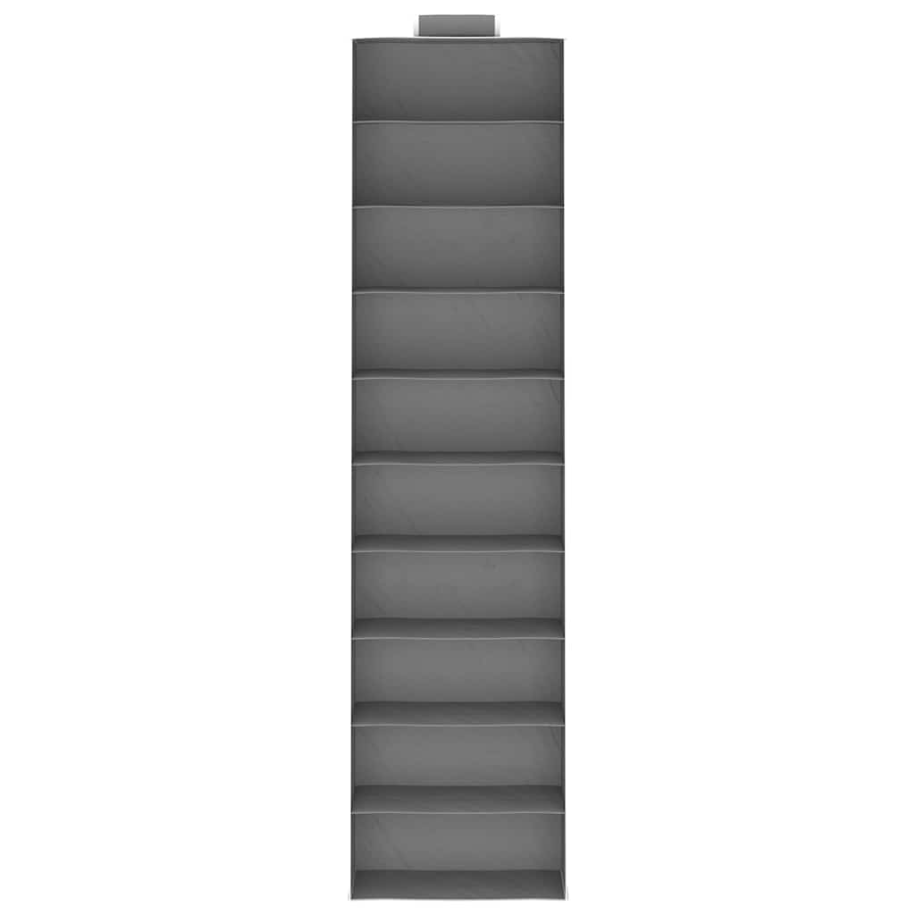 Hanging storage for closets 2 pcs. with 10 compartments fabric