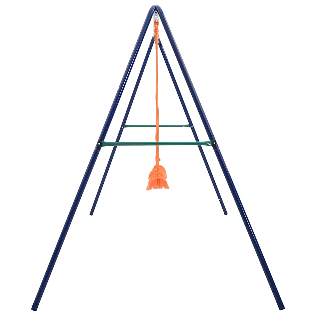 Swing set with 2 seats steel
