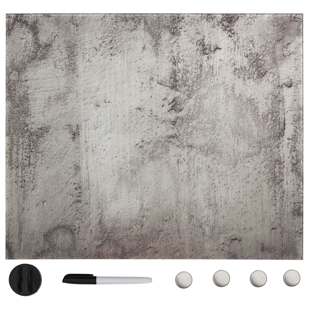 Magnettafel Wandmontage Glas 60x60 cm