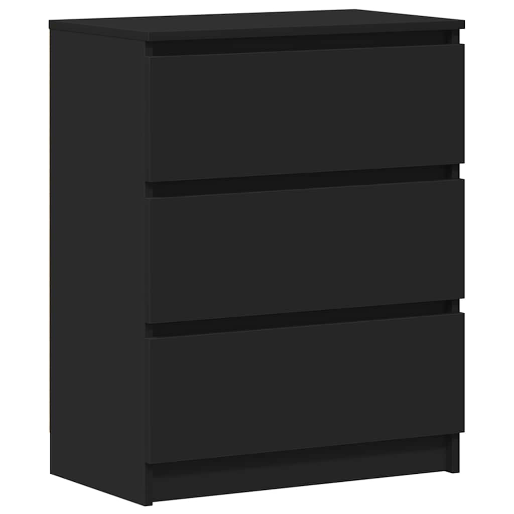 Sideboard Schwarz 60x35x76 cm Holzwerkstoff