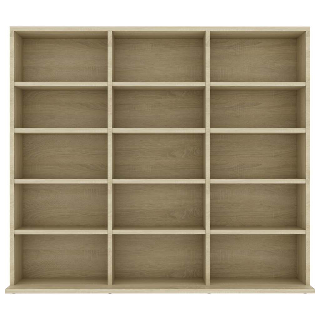 CD-Regal Sonoma-Eiche 100x23x89,5 cm Holzwerkstoff