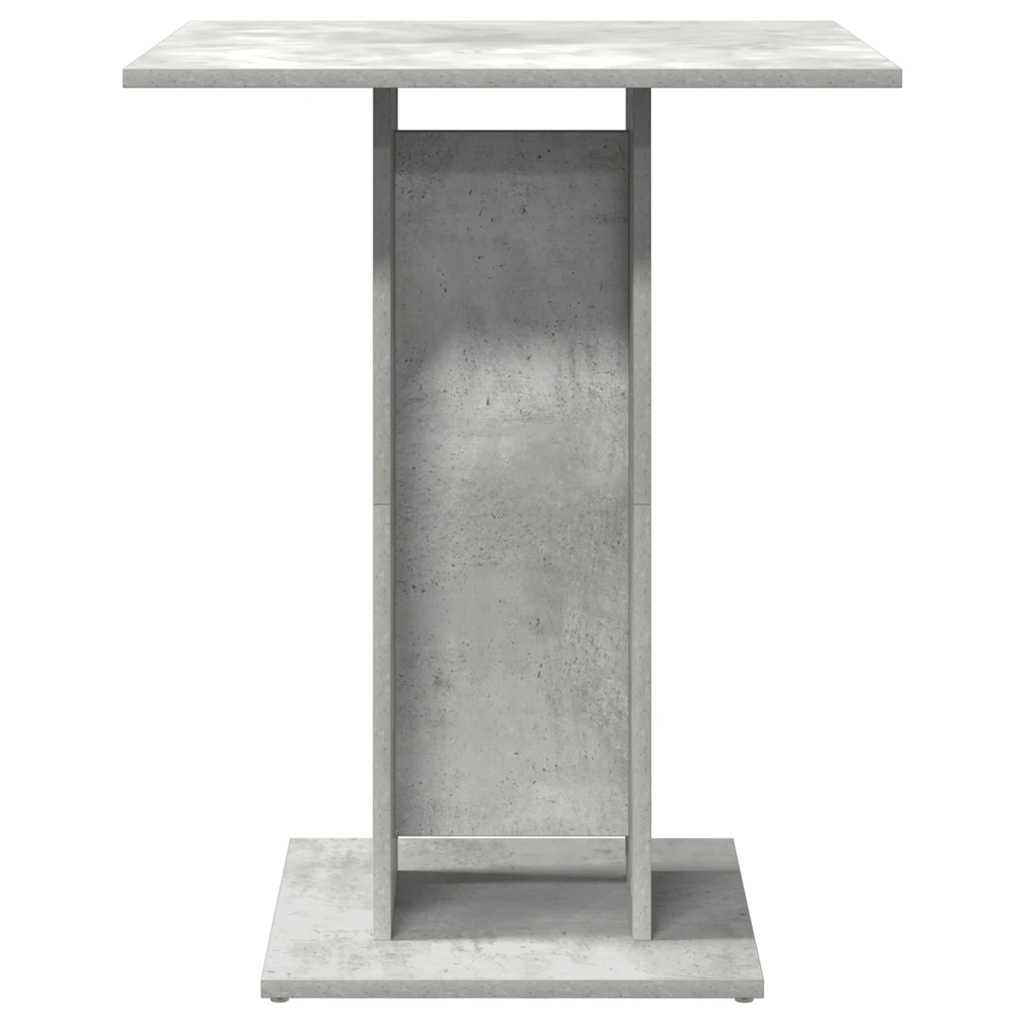 Bistrotisch Betongrau 60x60x75 cm Holzwerkstoff