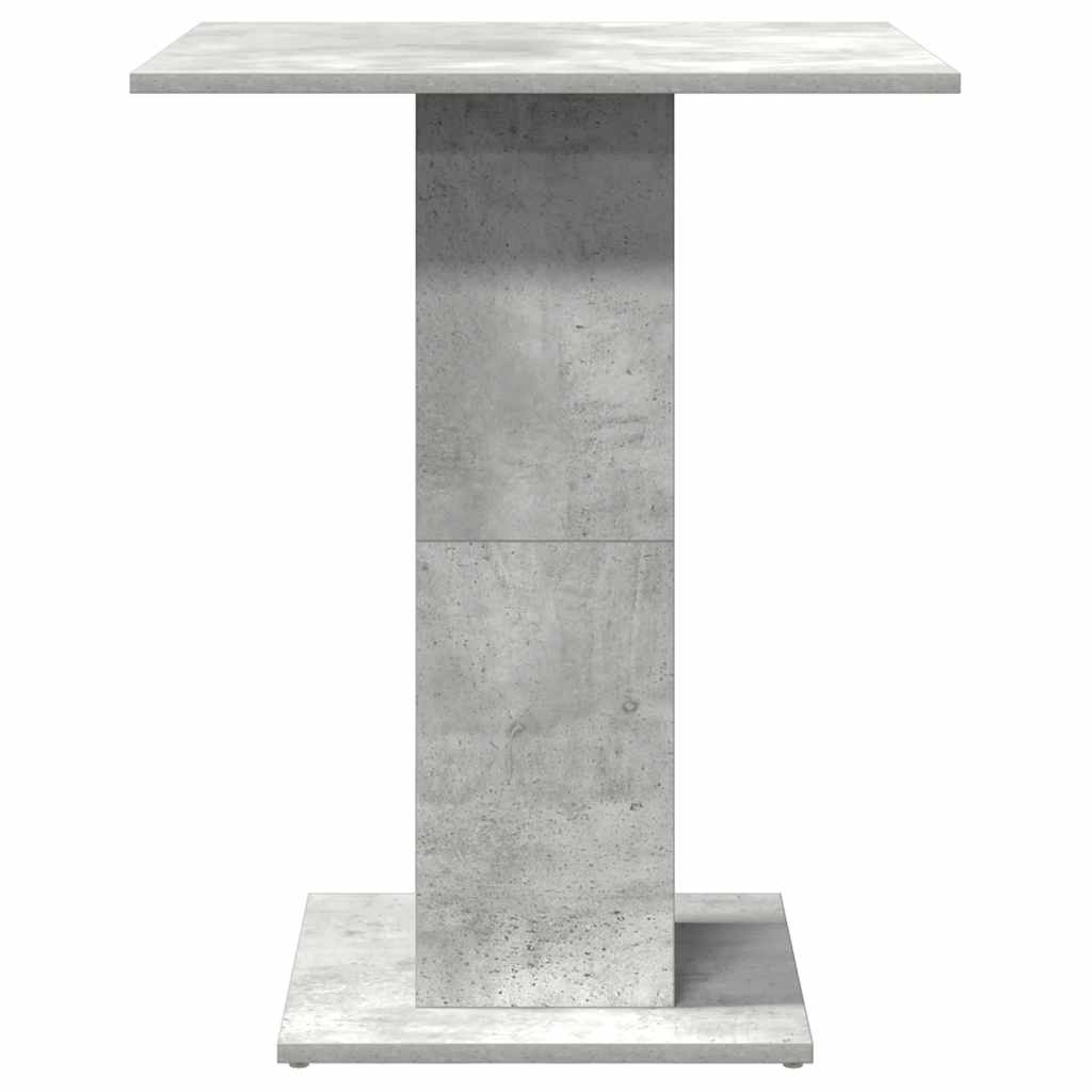 Bistrotisch Betongrau 60x60x75 cm Holzwerkstoff