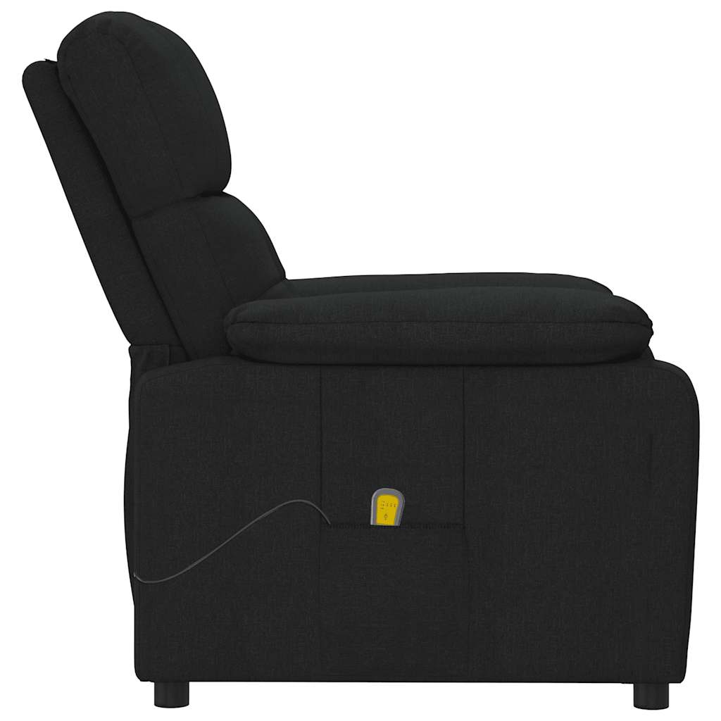 Massagesessel Schwarz Stoff