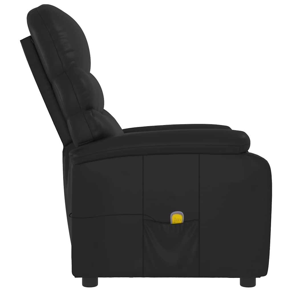 Massagesessel Schwarz Kunstleder