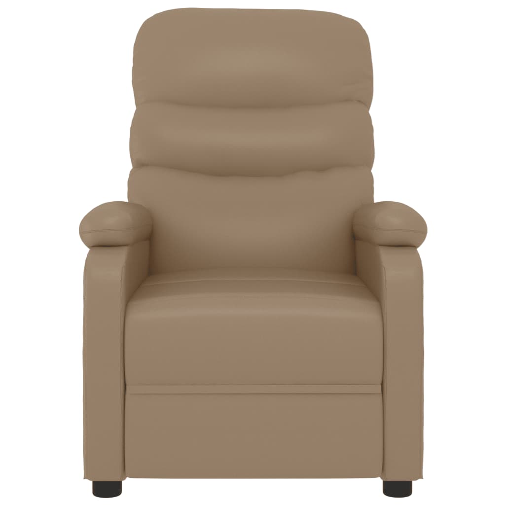Massagesessel Cappuccino-Braun Kunstleder