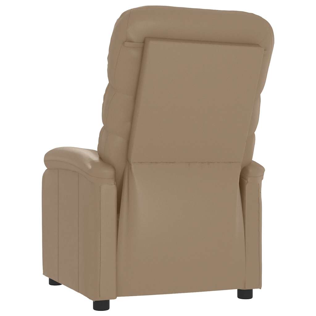 Massagesessel Cappuccino-Braun Kunstleder