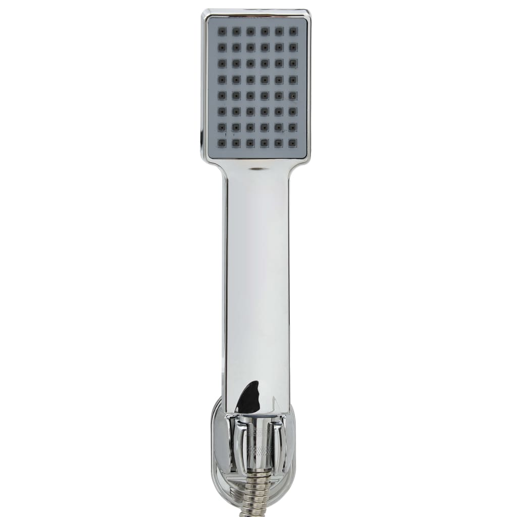 Shower head with 1.5 m hose chrome-plated