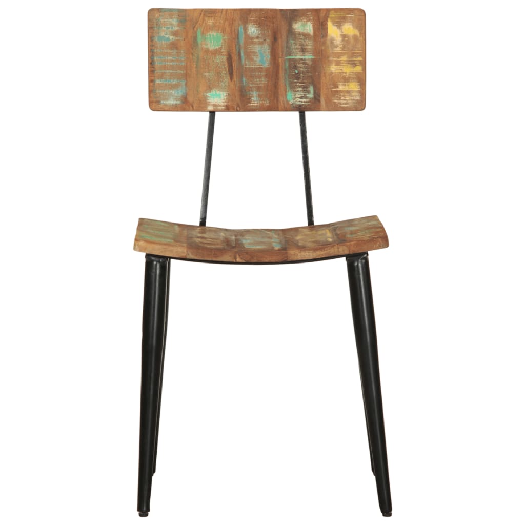 Dining room chairs 2 pcs. Solid reclaimed wood