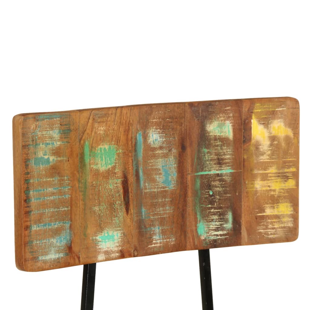 Dining room chairs 2 pcs. Solid reclaimed wood