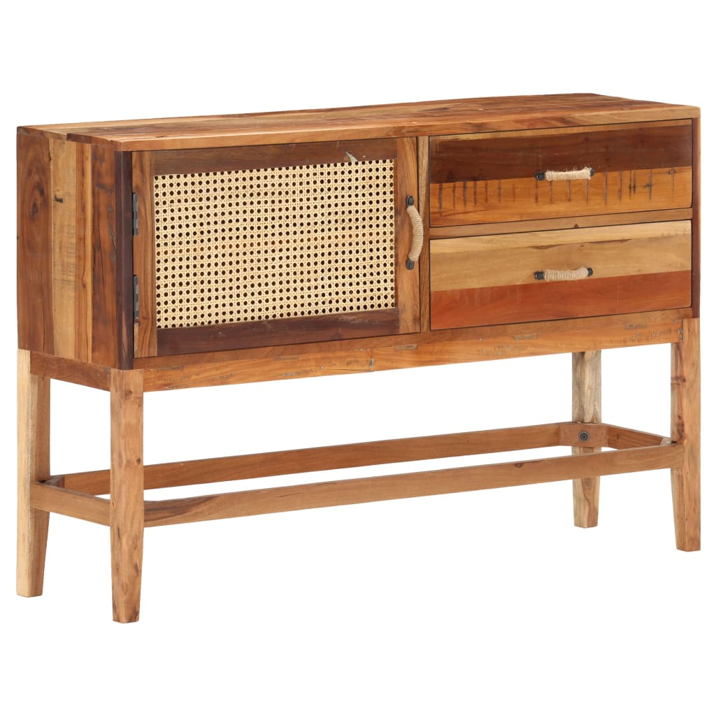 Sideboard 118x30x76 cm Altholz Massiv