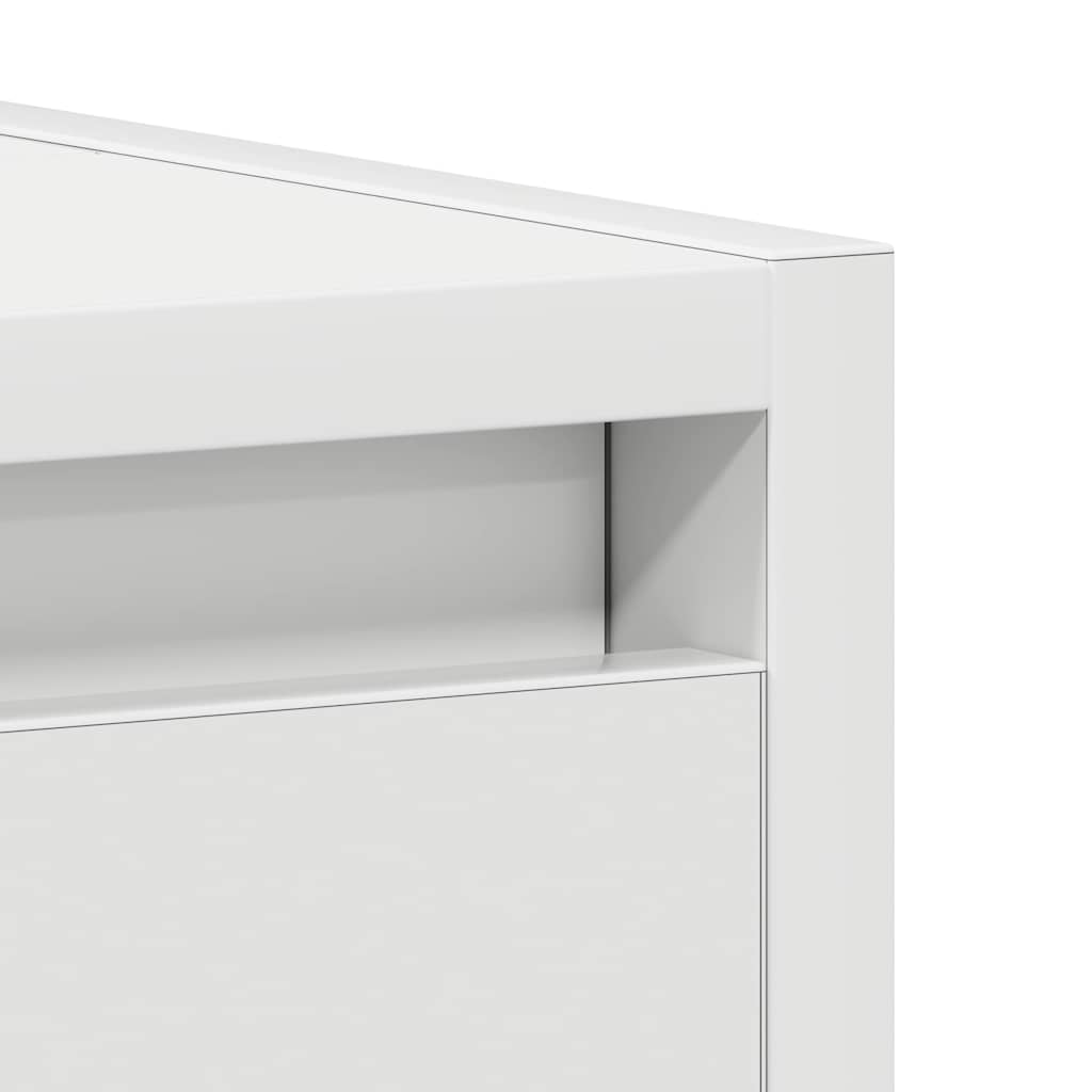 Badezimmerschrank Weiß 60x33x61 cm Holzwerkstoff