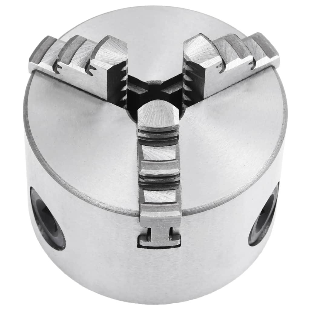 3-jaw lathe chuck self-centering 80 mm steel