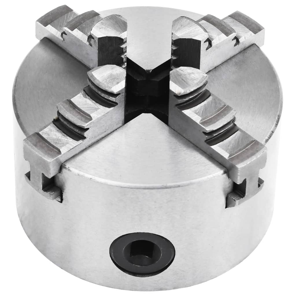4-jaw lathe chuck self-centering 100 mm steel