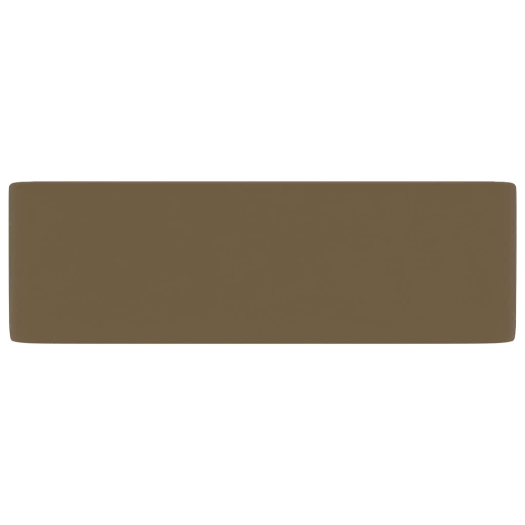 Luxus-Waschbecken Matt Creme 41x30x12 cm Keramik
