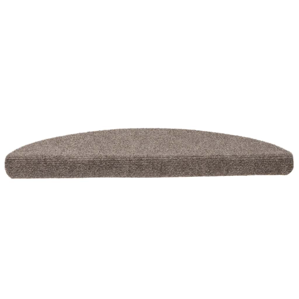 Stufenmatten Selbstklebend 15 Stk. 65x21x4 cm Beige Halbrund Groß