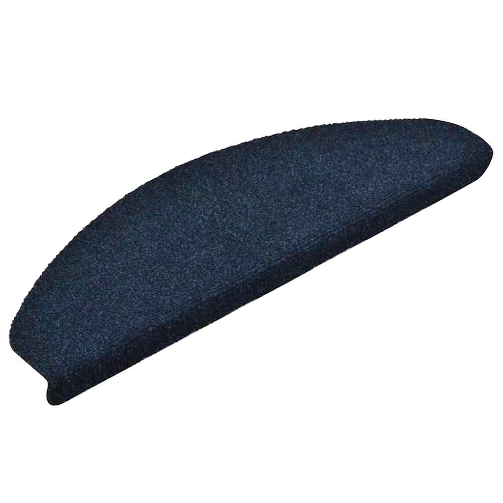 Stufenmatten Selbstklebend 15 Stk. 65x21x4 cm Marineblau Halbrund Groß