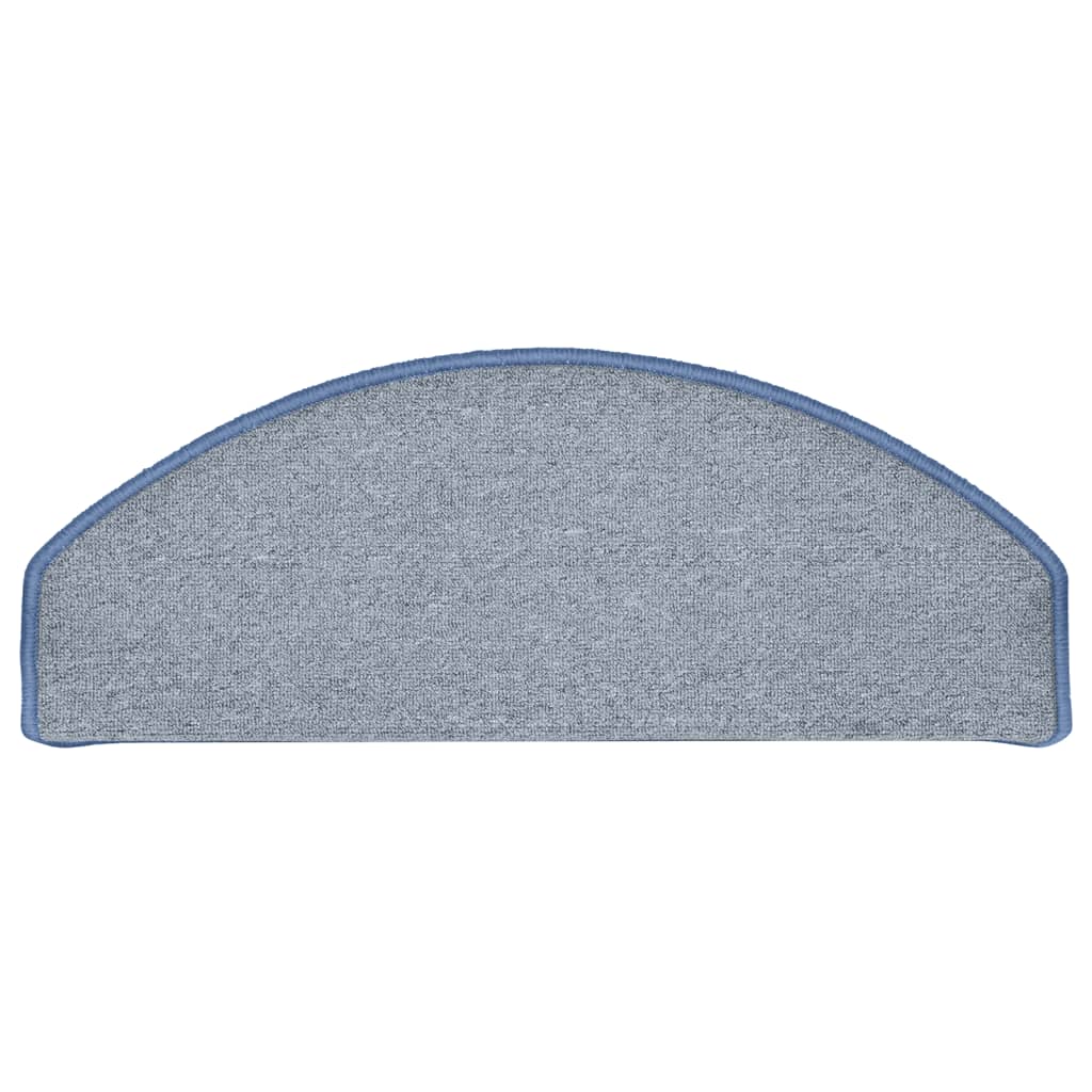 Stufenmatten 15 Stk. 65x24x4 cm Hellgrau und Blau Halbrund Groß