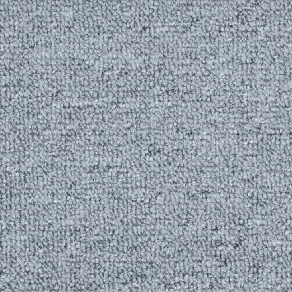 Stufenmatten 15 Stk. 65x24x4 cm Hellgrau und Blau Halbrund Groß