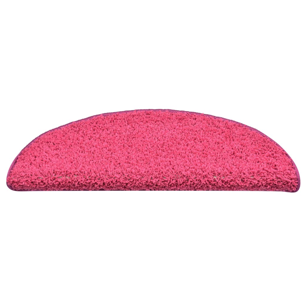 Stufenmatten 15 Stk. 56x17x3 cm Rosa Halbrund
