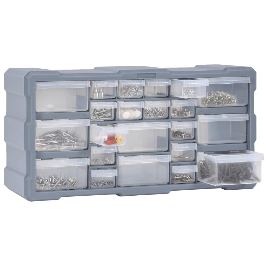 Multi-Schubladen-Organizer mit 22 Schubladen 49x16x25,5 cm