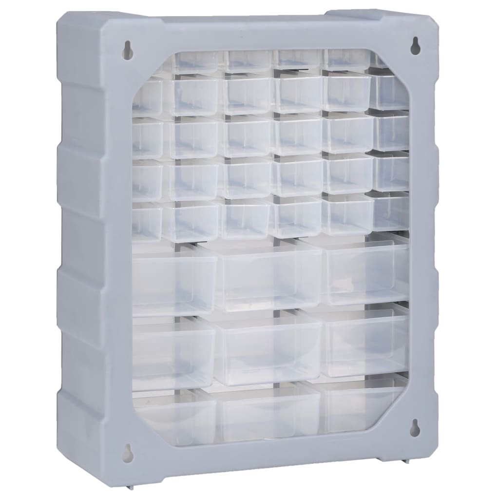Multi-Schubladen-Organizer mit 39 Schubladen 38x16x47 cm