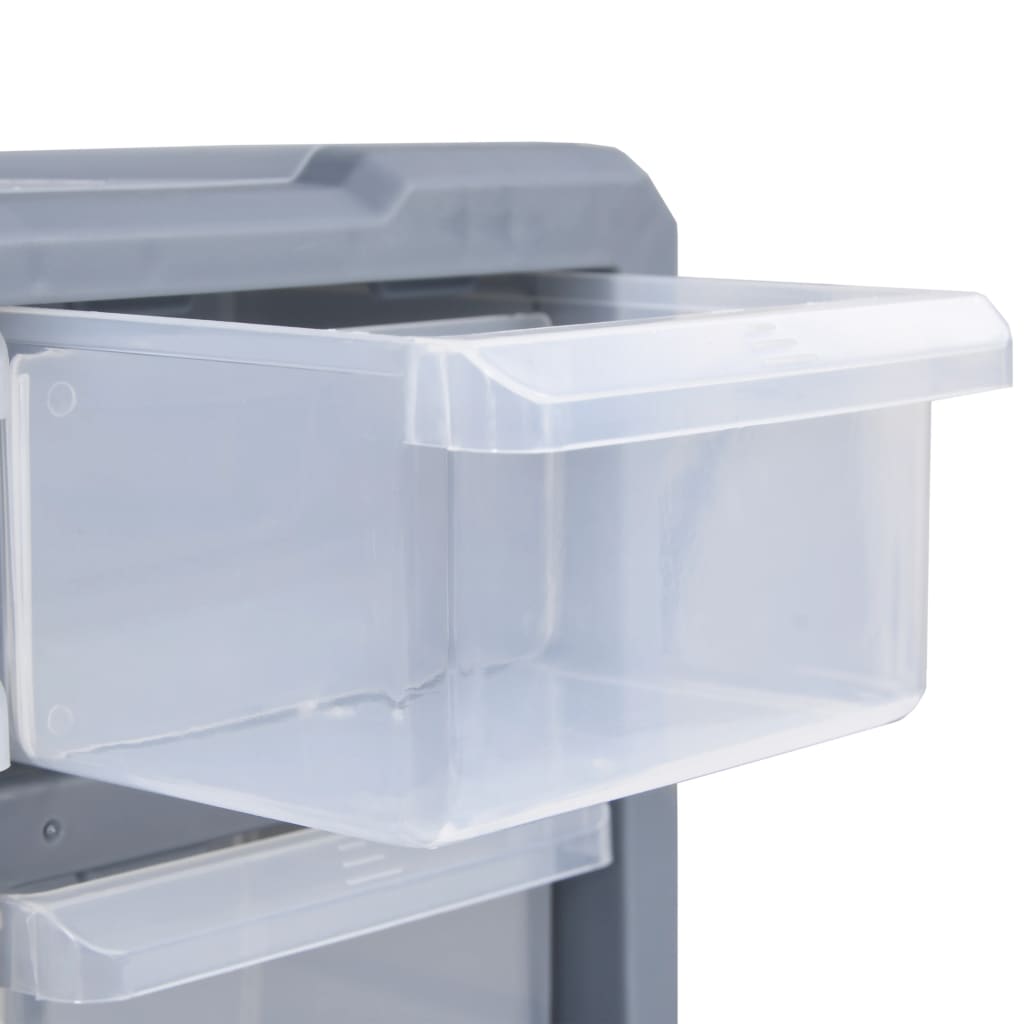 Multi-Schubladen-Organizer mit 39 Schubladen 38x16x47 cm