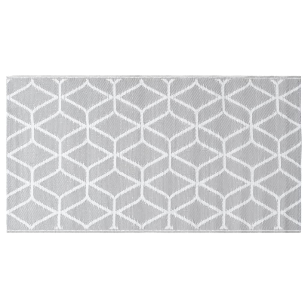 Outdoor-Teppich ARAKIL Grau 80x150 cm PP