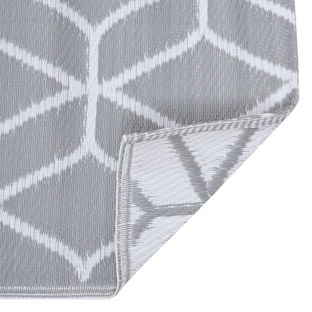 Outdoor-Teppich ARAKIL Grau 120x180 cm PP