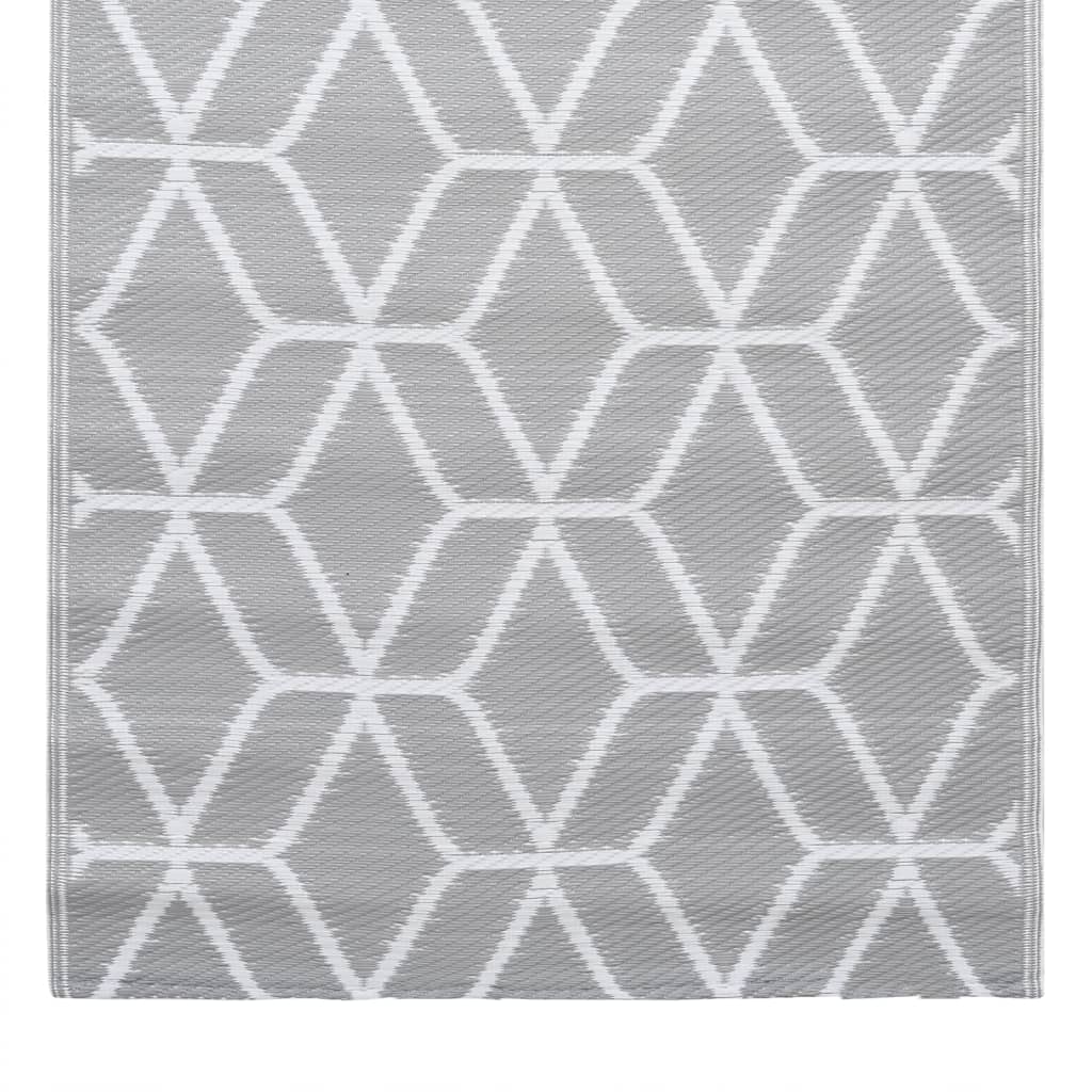 Outdoor-Teppich ARAKIL Grau 190x290 cm PP