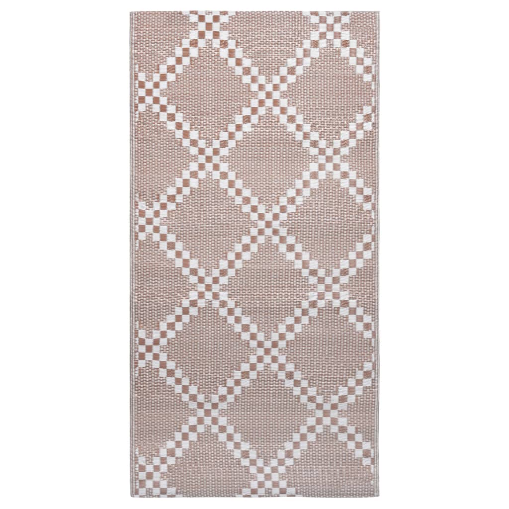 Outdoor-Teppich ARAKIL Braun 80x150 cm PP