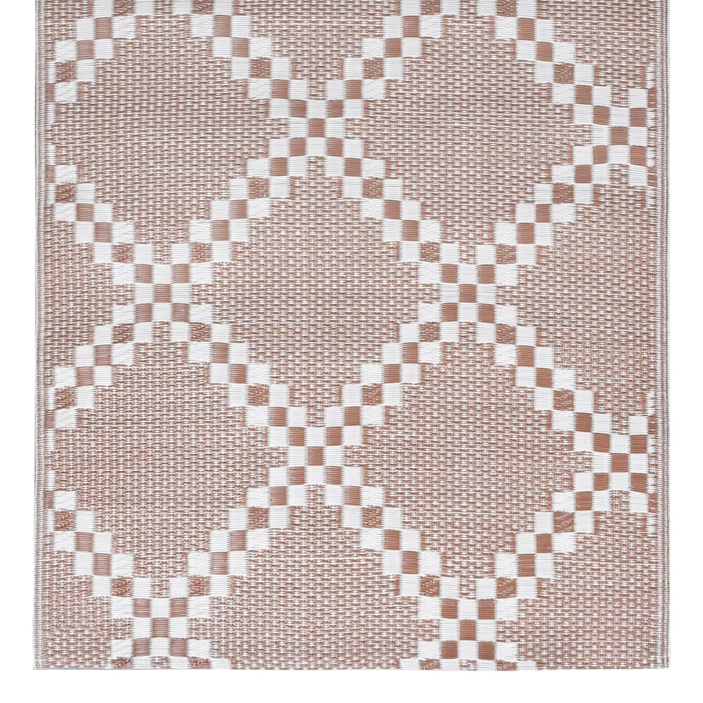 Outdoor-Teppich ARAKIL Braun 80x150 cm PP