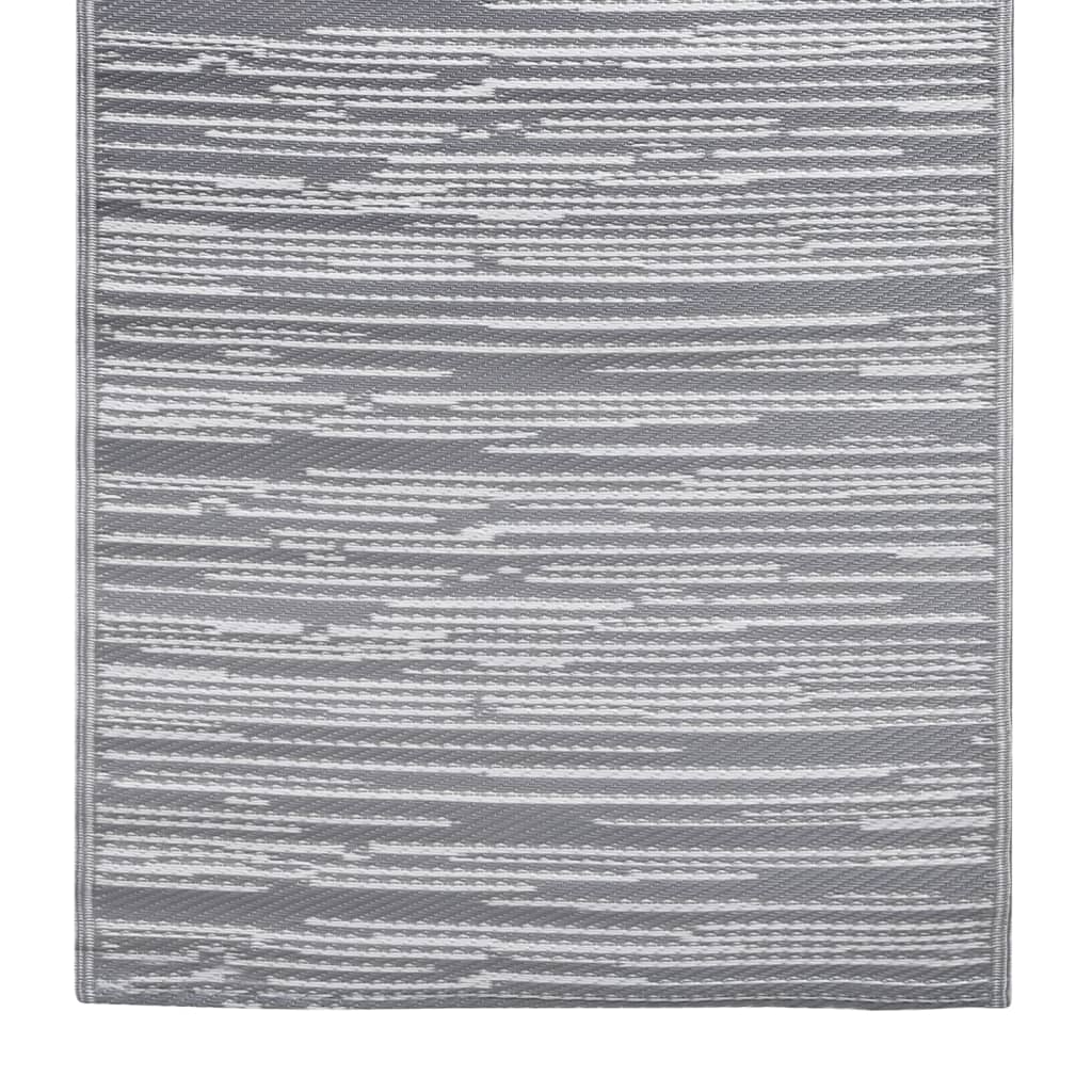 Outdoor-Teppich ARAKIL Grau 80x150 cm PP