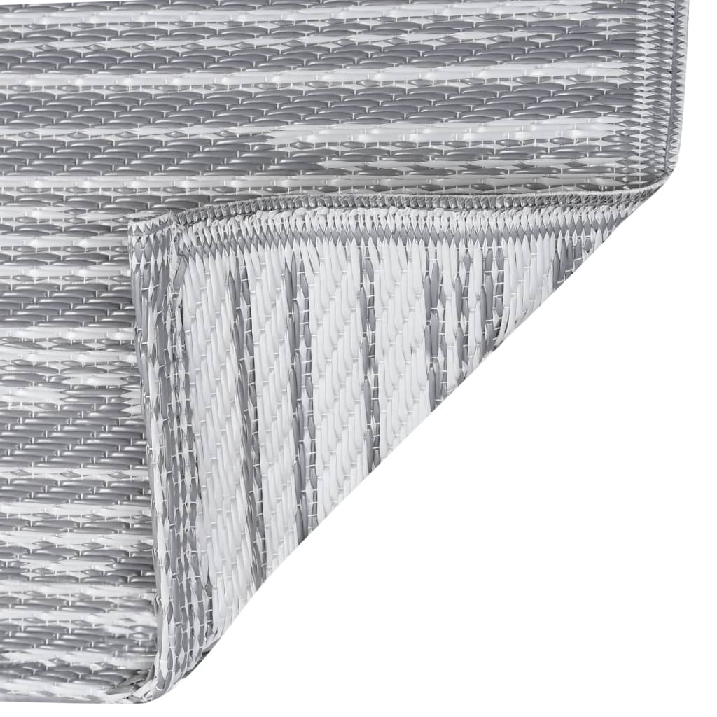 Outdoor-Teppich ARAKIL Grau 80x150 cm PP