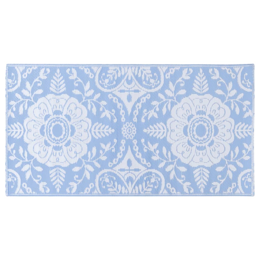 Outdoor-Teppich ARAKIL Babyblau 80x150 cm PP