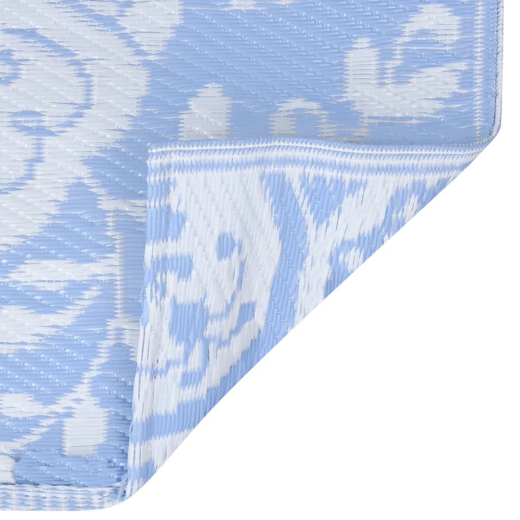 Outdoor-Teppich ARAKIL Babyblau 80x150 cm PP