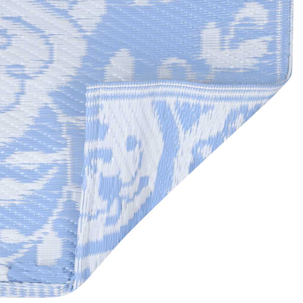 Outdoor-Teppich ARAKIL Babyblau 120x180 cm PP