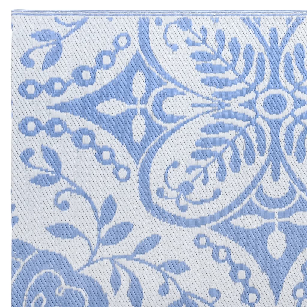 Outdoor-Teppich ARAKIL Babyblau 190x290 cm PP