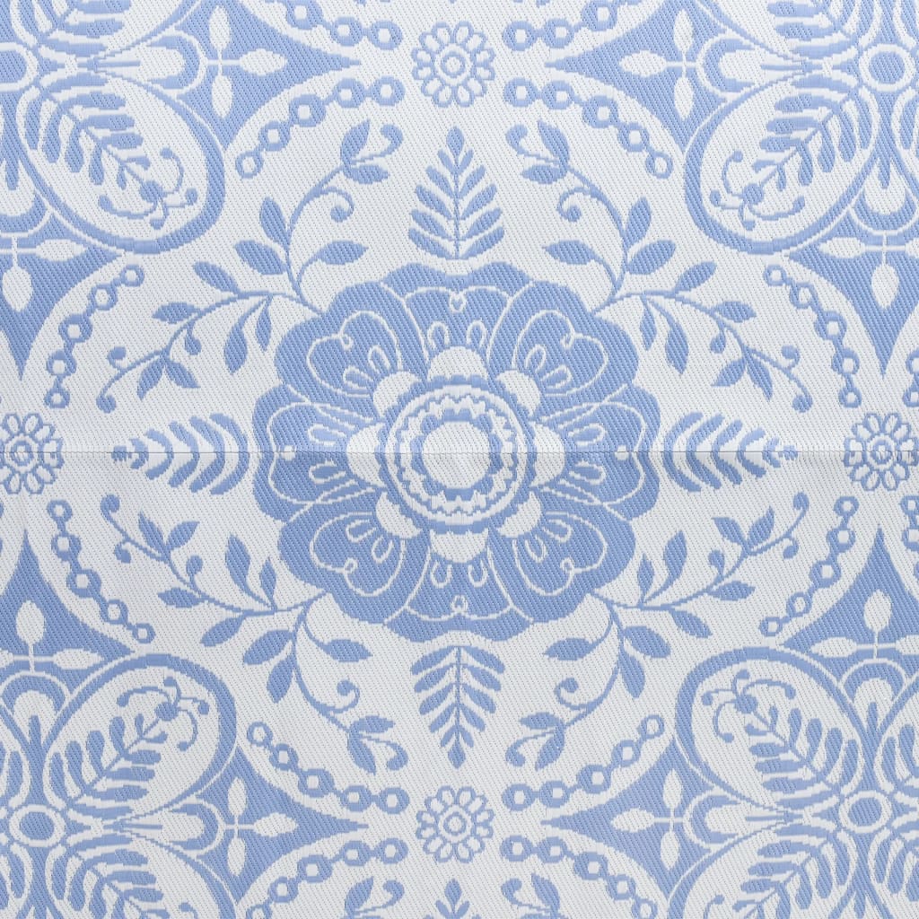 Outdoor-Teppich ARAKIL Babyblau 190x290 cm PP