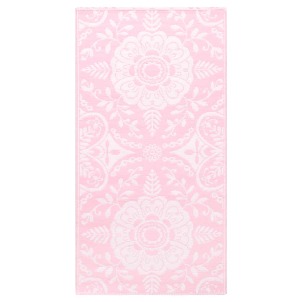 Outdoor-Teppich ARAKIL Rosa 80x150 cm PP