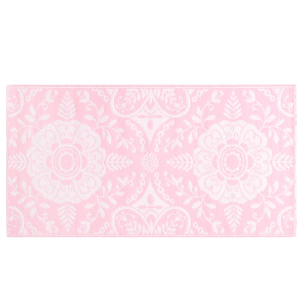 Outdoor-Teppich ARAKIL Rosa 80x150 cm PP