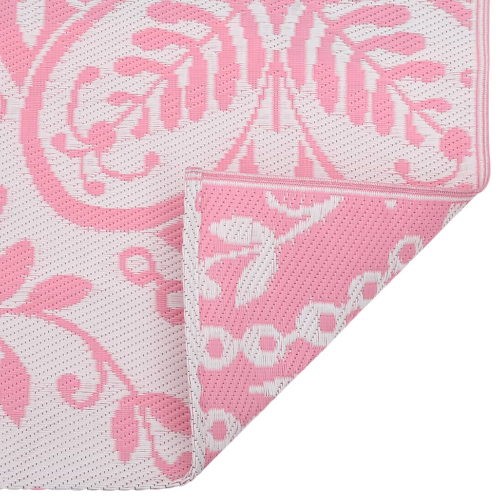 Outdoor-Teppich ARAKIL Rosa 190x290 cm PP
