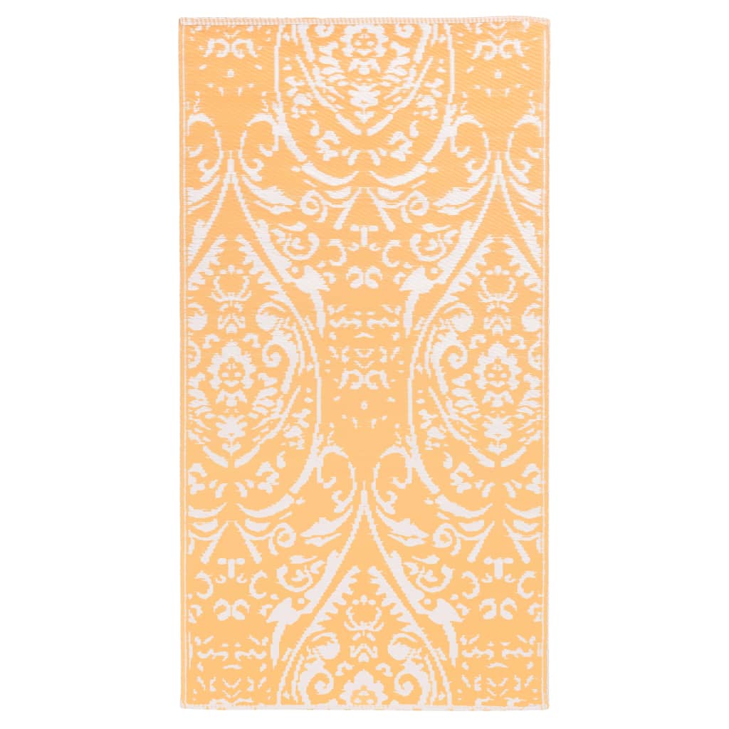 Outdoor-Teppich ARAKIL Orangefarben und Blau 120x180 cm PP