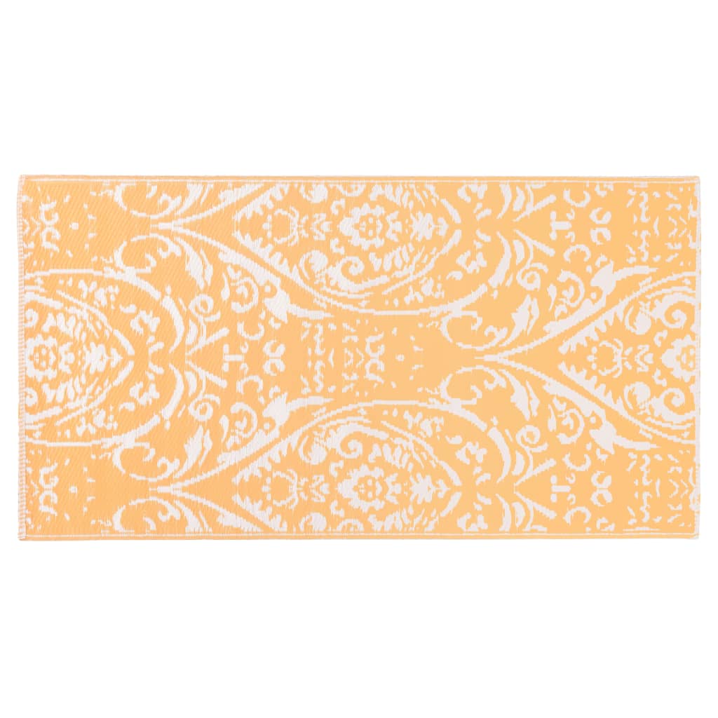 Outdoor-Teppich ARAKIL Orangefarben und Blau 120x180 cm PP